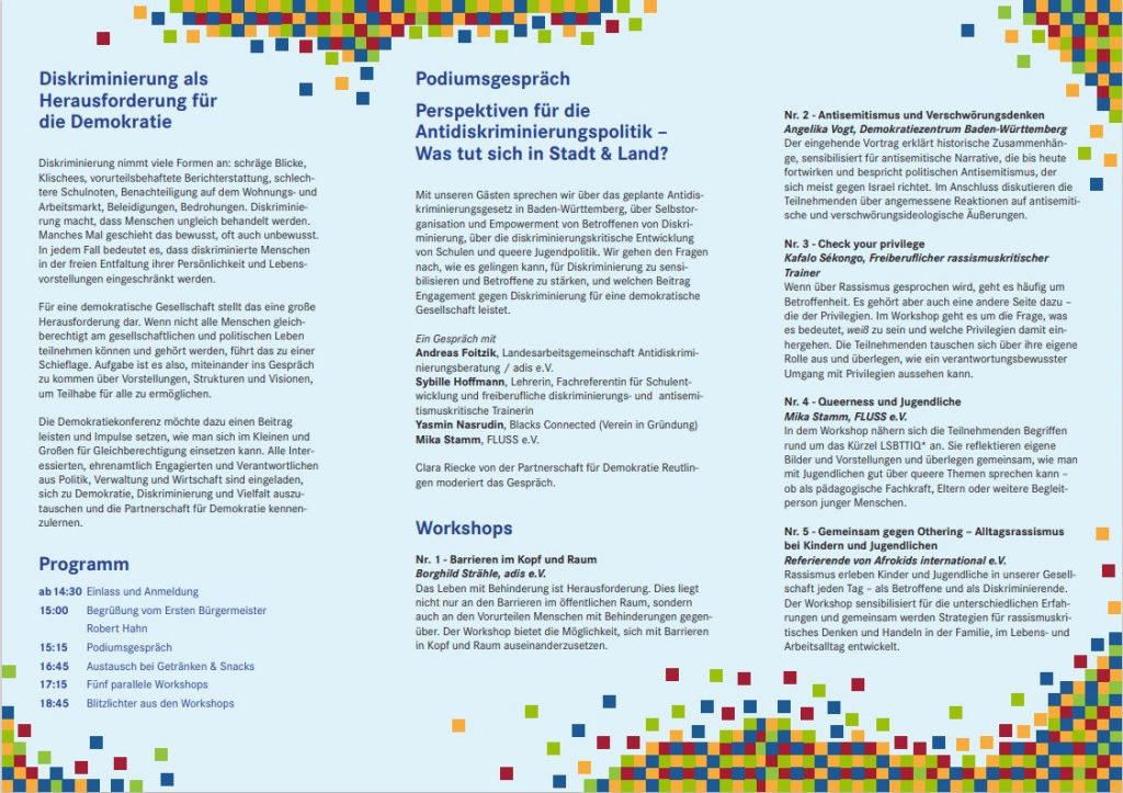 Veranstaltungsflyer-s.2: Der Text ds Flyers findet sich im Artikel.